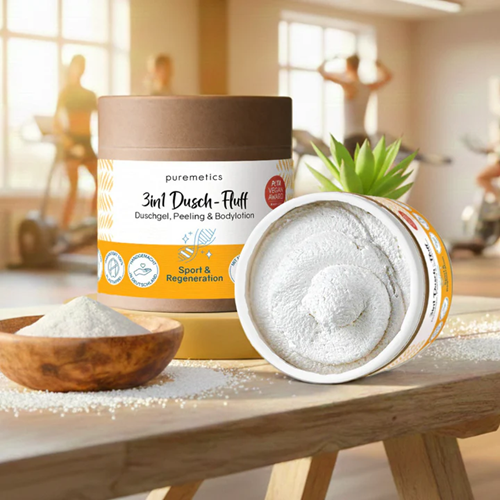 Puremetics Seifen&nbsp 3in1 Dusch-Fluff Sport Regeneration