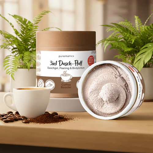 Puremetics Seifen&nbsp 3in1 Dusch-Fluff Coffee Booster