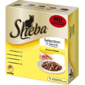 Sheba Katzenfutter Multipack Selection Sauce Vielfalt