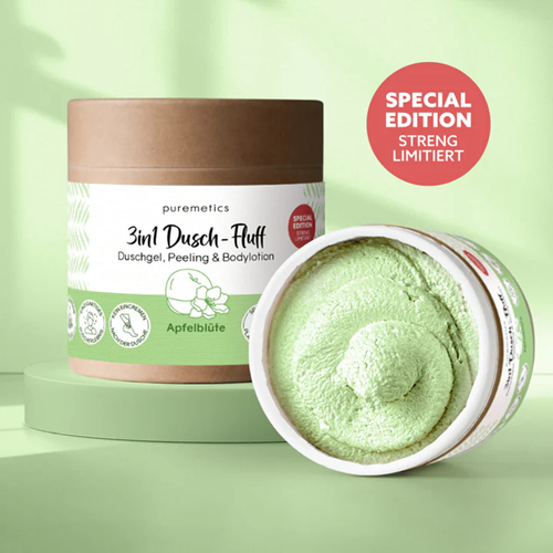 Puremetics Seifen  3in1 Dusch-Fluff Zirben Zauber