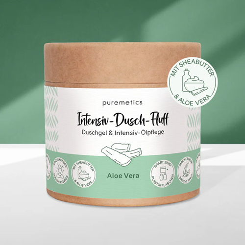 Puremetics Seifen  Intensiv-Dusch-Fluff Aloe Vera Puremetics Seifen  Intensiv-Dusch-Fluff Aloe Vera