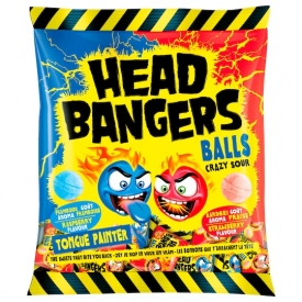 Confiserie du Nord Head Bangers Crazy Sour Balls Himbeere & Erdbeere