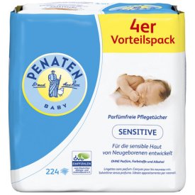 Penaten Baby Pflegetücher sensitiv 4 x 56er Vorteilspack