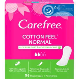 Carefree Slipeinlagen Cotton Feel Normal Aloe