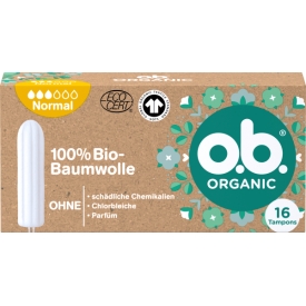 O.B. Tampons Organic Normal