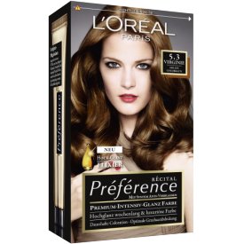 L`Oreal Dauerhafte Haarfabe Coloration Préférence Helles Goldbraun 5.3