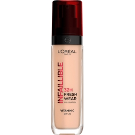 LOreal Paris Foundation Infaillible 32H Fresh Wear 145 Rose Beige, LSF 25