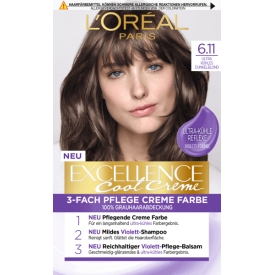 Excellence Haarfarbe Cool Creme Dunkelblond 6.11