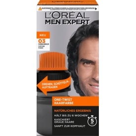 LOeal Men Expert Tönung One-Twist Haarfarbe Dunkelbraun 03