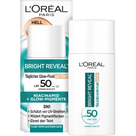 LOreal  Paris Revitalift Fluid Glow Bright Reveal Getönt Hell LSF 50