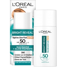 LOreal  Paris Revitalift Fluid Glow Bright Reveal Getönt Mittel LSF 50