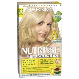 Garnier Dauerhafte Haarfabe Intensive Pflege-Farbe Nutrisse Farbsensation Coloration 10