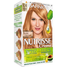 Garnier Nutrisse Coloration 9.34 Bernstein Blond Garnier Nutrisse Coloration 9.34 Bernstein Blond