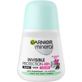 Garnier Deo Roll-On Mineral Invisible Black &  White &  Colors blumiger Duft