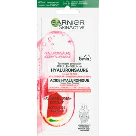 Garnier SkinActive Tuchmaske Ampullen-Serum Hyaluron Wassermelonen-Extrakt