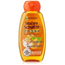 Garnier wahre Schätze Mildes 2in1 Kindershampoo Aprikose & Baumwollblüte
