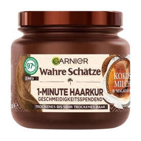 Wahre Schätze Haarkur 1-Minute Kokosmilch & Macadamia