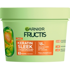 Garnier Fructis Haarmaske Keratin Sleek, Anti-Frizz Kur