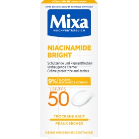 Mixa Pflegecreme Niacinamide Bright LSF 50