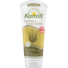 Kamill Hand- und Nagelcreme Balsam mit Bio-Kamille, Aloe Vera & Avocadoöl