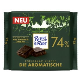 Ritter Sport Edelkakao Klasse Die Aromatische 74%