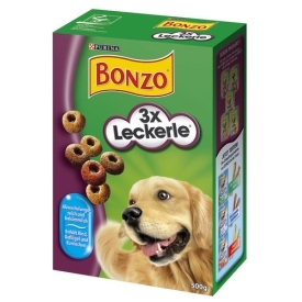 Bonzo Hundefutter 3 x Leckerle