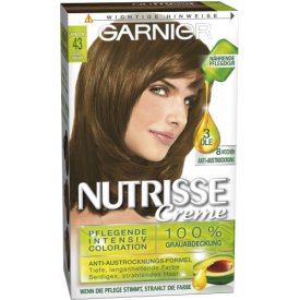 Garnier Dauerhafte Haarfabe Intensiv Coloration Nutrisse 43 Cappuccino