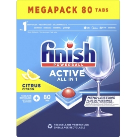 Finish Powerball All in 1 Citrus Spülmaschinentabs 80T