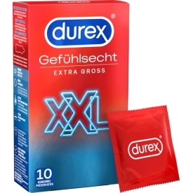 Durex Gefühlsecht Extra Groß XXL Kondome, Breite: 57mm