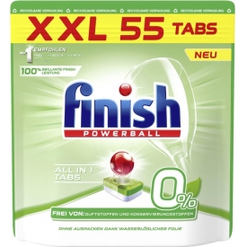 Finish Powerball All in 1 Tabs 0% XXL Pack