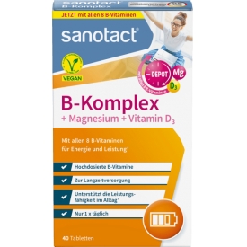 sanotact B-Komplex + Magnesium + Vitamin D3 Tabletten