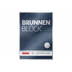 Brunnen Briefblock A4 90g 50Bl kariert Premium