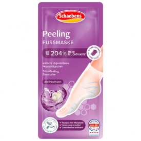 Schaebens Fußmaske Peeling Socken mit Sheabutter