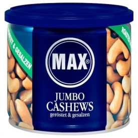 Max Jumbo Cashews Gesalzen & Geröstet