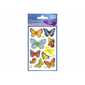 Avery Zweckform Sticker 4462 Schmetterlinge 3 Bogen