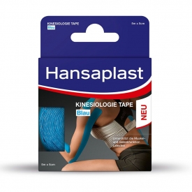 Hansaplast Kinesiologie Tape blau, 1 Rolle