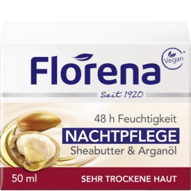 Florena Nachtpflege Sheabutter & Bio Arganöl