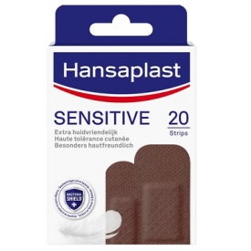 Hansaplast Pflaster Sensitive hautfarben dunkel