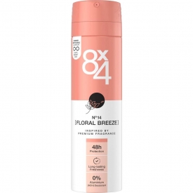 8x4 women Deo Spray Deodorant No.14 Floral Breeze
