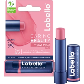 Labello Lippenpflege Caring Beauty Rose LSF 30