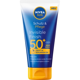 NIVEA SUN Sonnenmilch invisible finish, Schutz & Pflege, LSF 50+