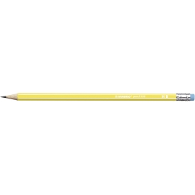 Stabilo Bleistift pencil 160 HB mit Radierer gelb