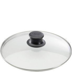 Elo Glasdeckel 24cm mit Edelstahlrand u.Kunststoffknopf