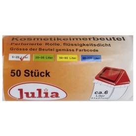 Julia Müllbeutel 6 l 31x37cm 50Stück Rolle