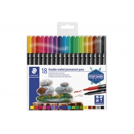 Staedtler Fasermaler Design Journey twin tip 18er Etui