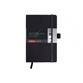 Herlitz Notizbuch my.book Classic A5 96 Blatt blanko schwarz