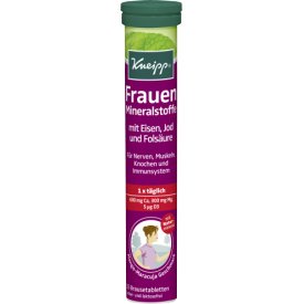 Kneipp Frauen Mineralstoffe Brausetabletten mit Eisen, Jod und Folsäure