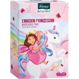 Kneipp naturkind Geschenkset Badezusatz Kinder Einhorn Prinzessin 3tlg