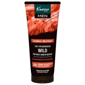 Kneipp MEN 3in1 Pflegedusche Wild Männerpflege mit Naturkompetenz, Duft mit markant-ho