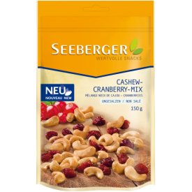 Seeberger Cashew Cranberry Mix